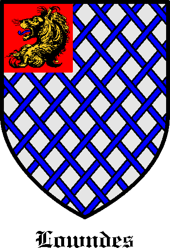 LOWNDES family crest LOWNDES family crest