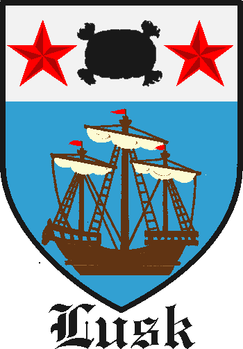 LUSK family crest LUSK family crest