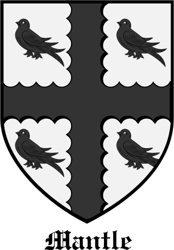 MANTLE family crest MANTLE family crest
