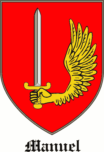 MANUEL family crest MANUEL family crest
