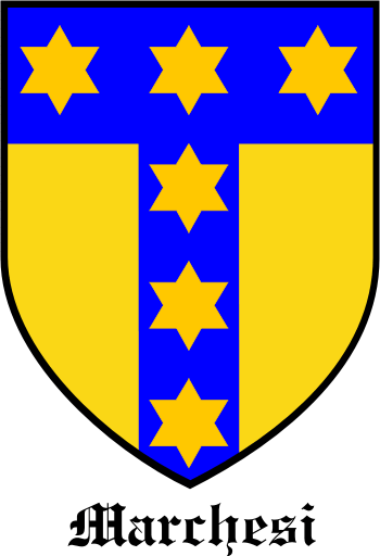 MARCHESI family crest MARCHESI family crest