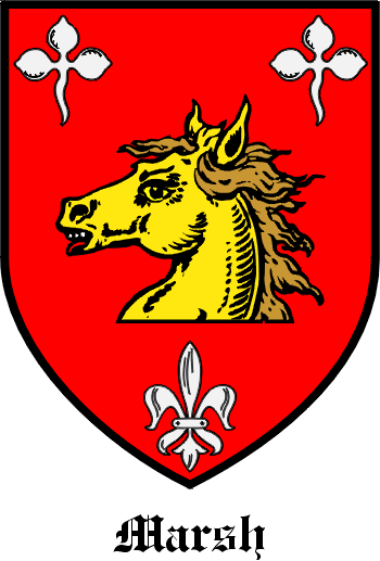 MARSH family crest MARSH family crest