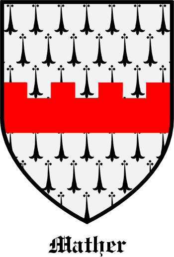 MATHER family crest MATHER family crest