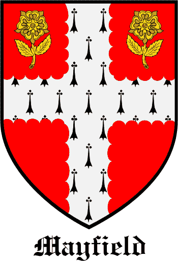 MAYFIELD family crest MAYFIELD family crest