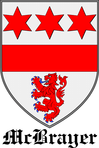 MCBRAYER family crest MCBRAYER family crest