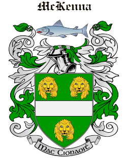 MCKENNA family crest MCKENNA family crest