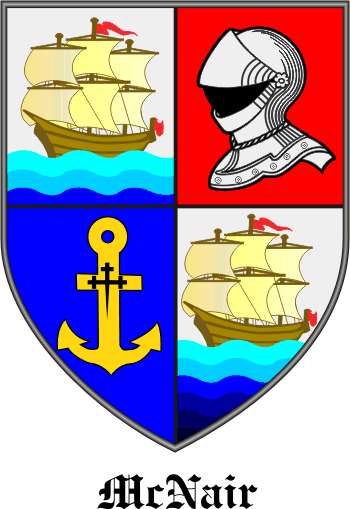 MCNAIR family crest MCNAIR family crest