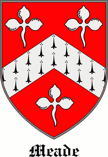 MEADE family crest MEADE family crest