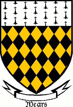 MEARS family crest MEARS family crest