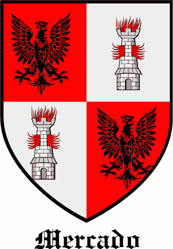 MERCADO family crest MERCADO family crest