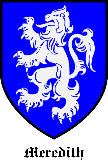 MEREDITH family crest MEREDITH family crest