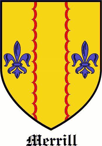 MERRILL family crest MERRILL family crest