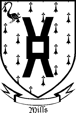 MILLS family crest MILLS family crest