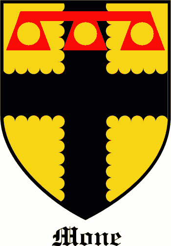MONE family crest MONE family crest