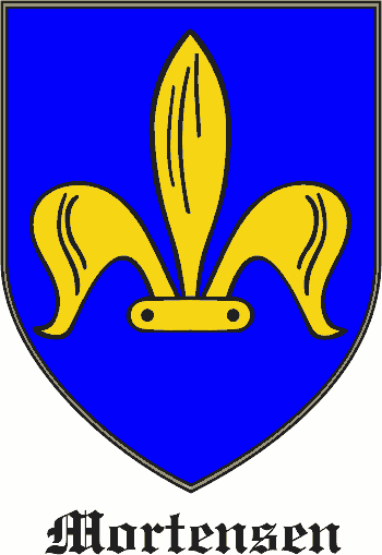 MORTENSEN family crest MORTENSEN family crest