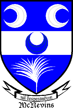 NEVIN family crest NEVIN family crest