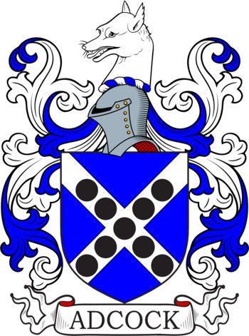 ADCOCK family crest ADCOCK family crest