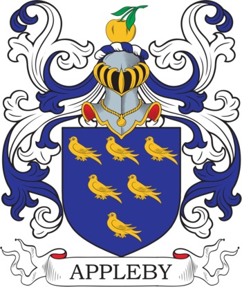 APPLEBY family crest APPLEBY family crest