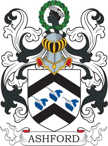 ASHFORD family crest ASHFORD family crest