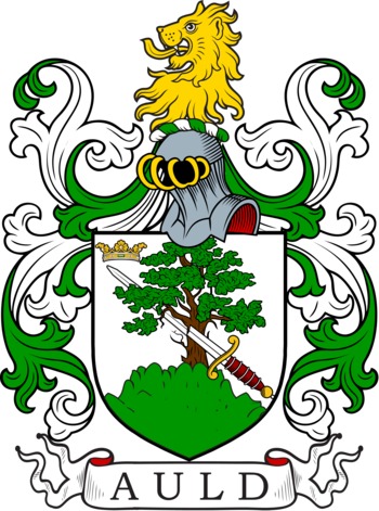 AULD family crest AULD family crest