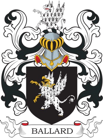 BALLARD family crest BALLARD family crest