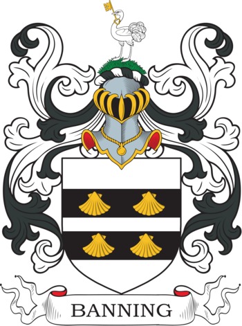 BANNING family crest BANNING family crest