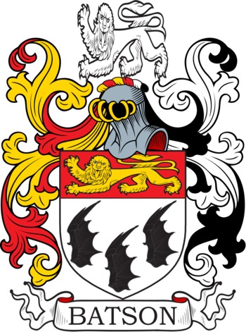 BATSON family crest BATSON family crest