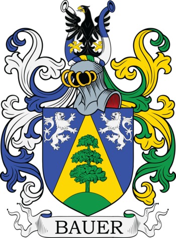 BAUER family crest BAUER family crest