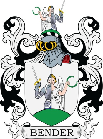 BENDER family crest BENDER family crest
