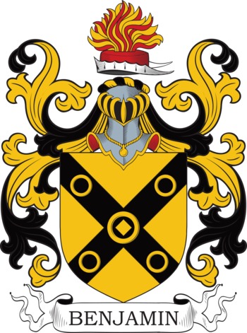 BENJAMIN family crest BENJAMIN family crest