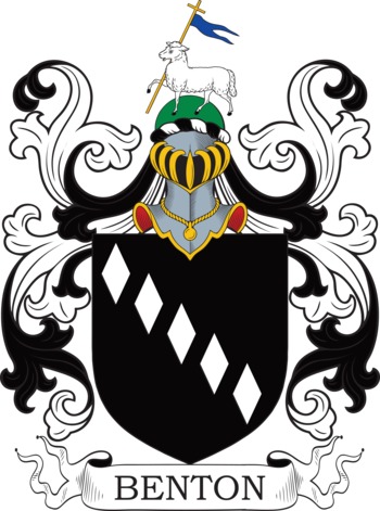 BENTON family crest BENTON family crest