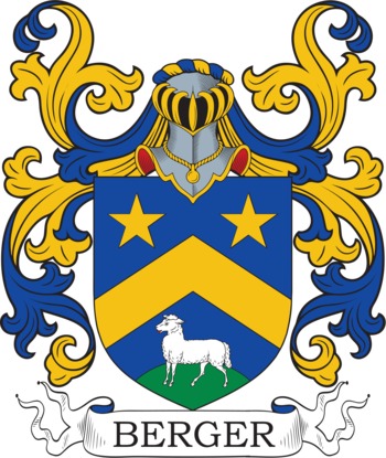 BERGER family crest BERGER family crest