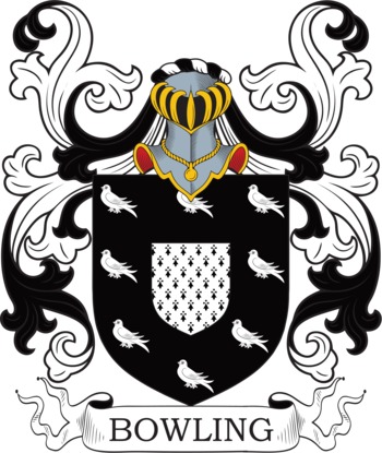 BOWLING family crest BOWLING family crest