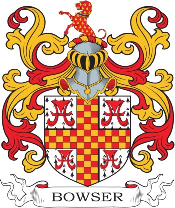 BOWSER family crest BOWSER family crest