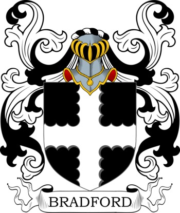 BRADFORD family crest BRADFORD family crest