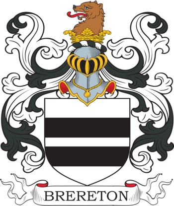BRERETON family crest BRERETON family crest