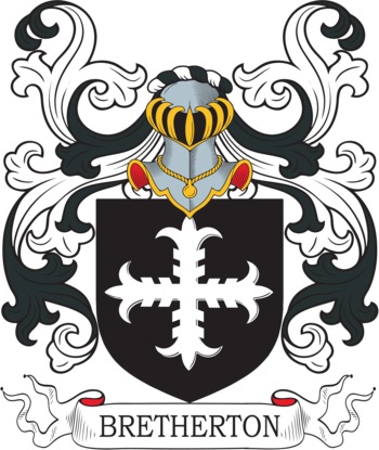 BRETHERTON family crest BRETHERTON family crest