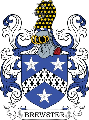 BREWSTER family crest BREWSTER family crest