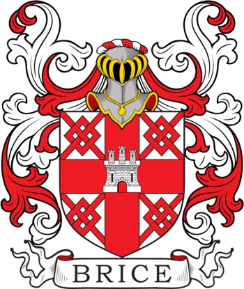 BRICE family crest BRICE family crest