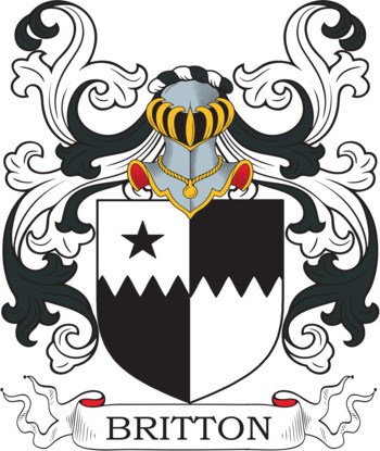 BRITTON family crest BRITTON family crest
