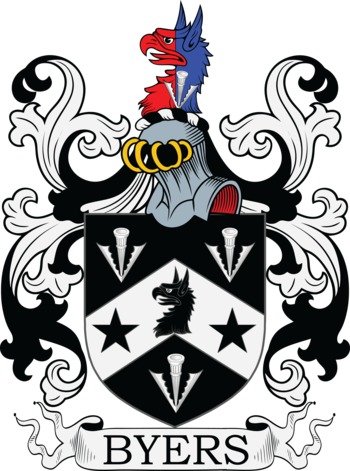 BYERS family crest BYERS family crest