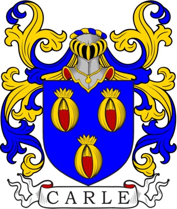 CARLE family crest CARLE family crest