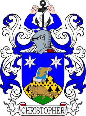 CHRISTOPHER family crest CHRISTOPHER family crest