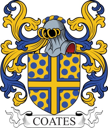 COATES family crest COATES family crest