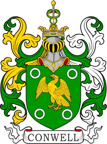 CONWELL family crest CONWELL family crest