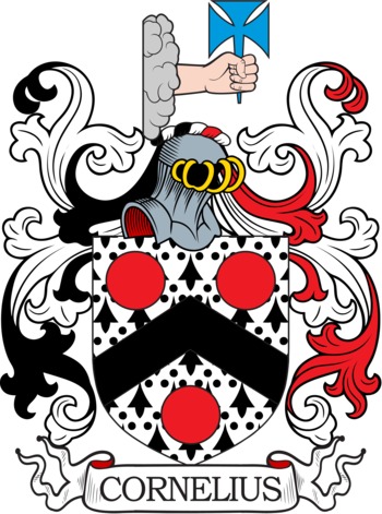 CORNELIUS family crest CORNELIUS family crest