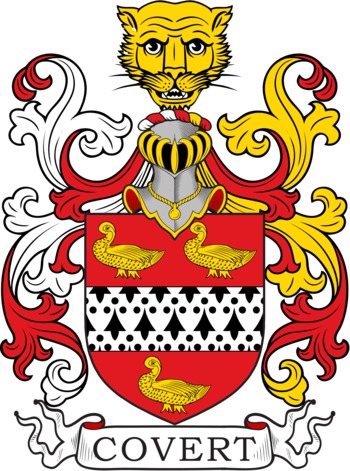 COVERT family crest COVERT family crest