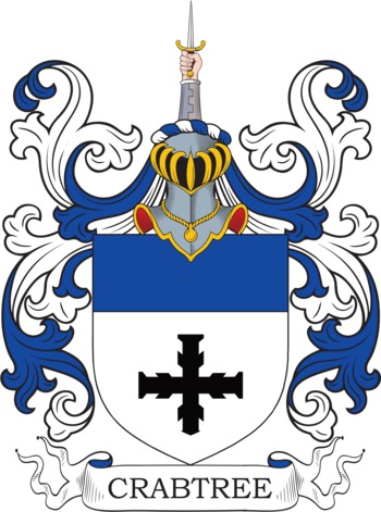 CRABTREE family crest CRABTREE family crest