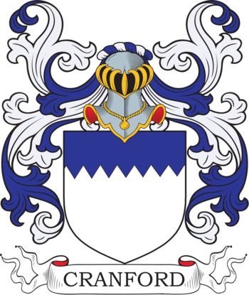 CRANFORD family crest CRANFORD family crest
