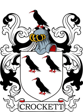 CROCKETT family crest CROCKETT family crest